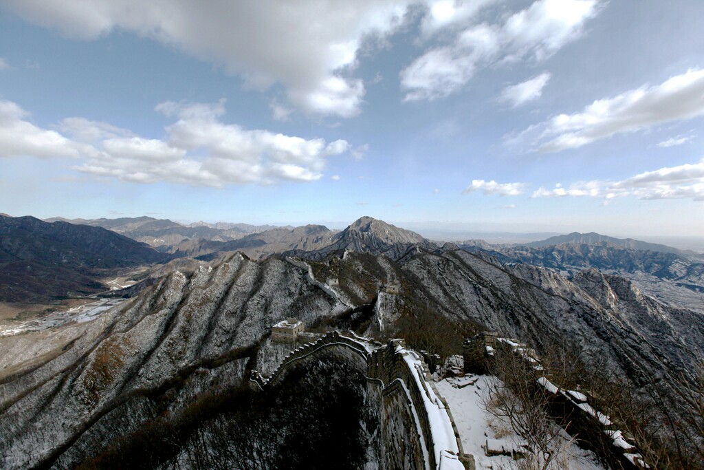 长城雪景