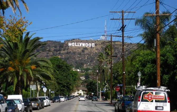 hollywood sign                          