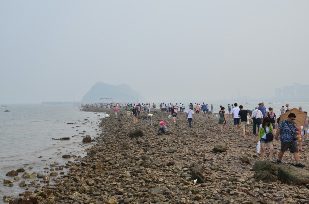 【锦州】笔架山,神奇的海上天桥