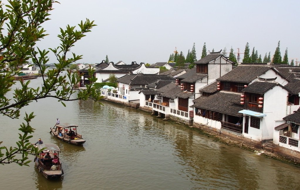 朱家角古镇手绘图片展示