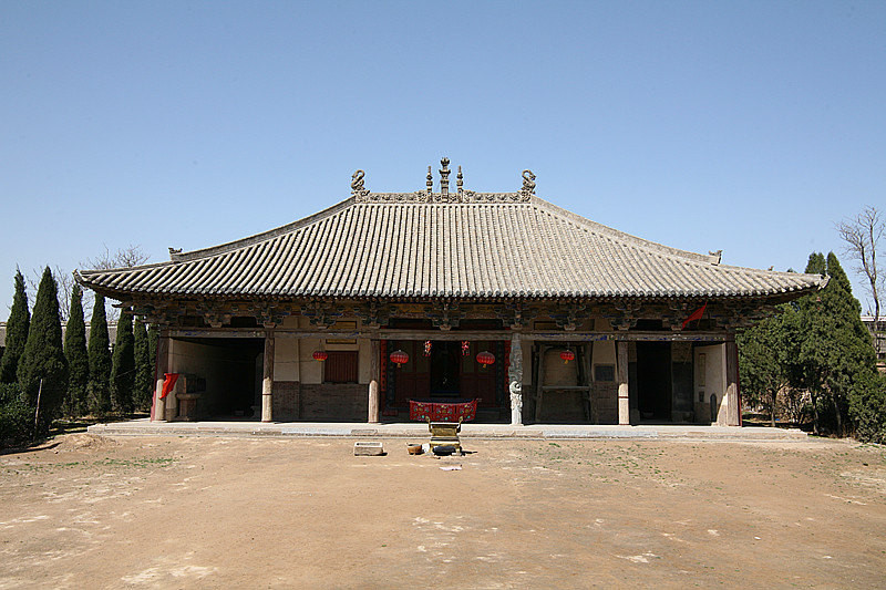 万荣稷王庙,唯一北宋庑殿顶建筑