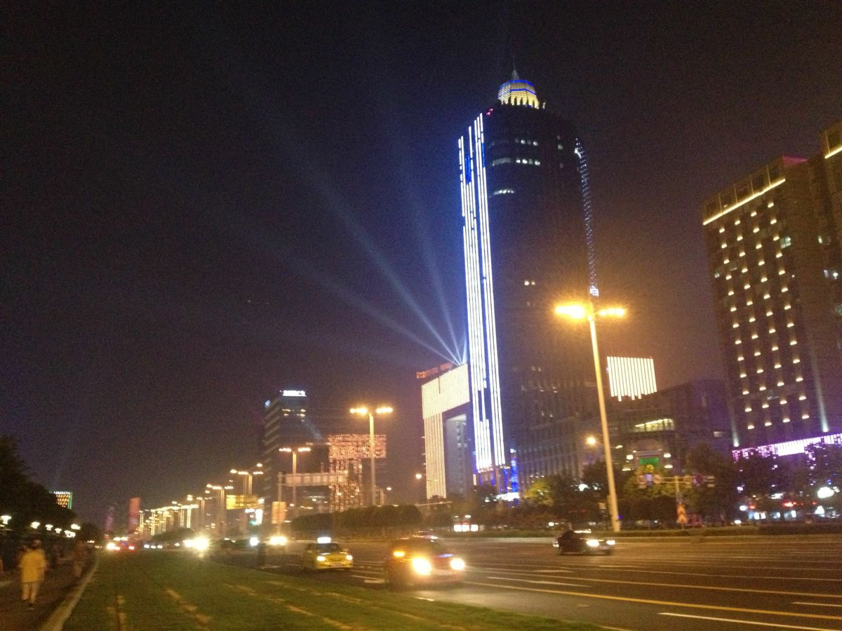 夜游南京河西新城
