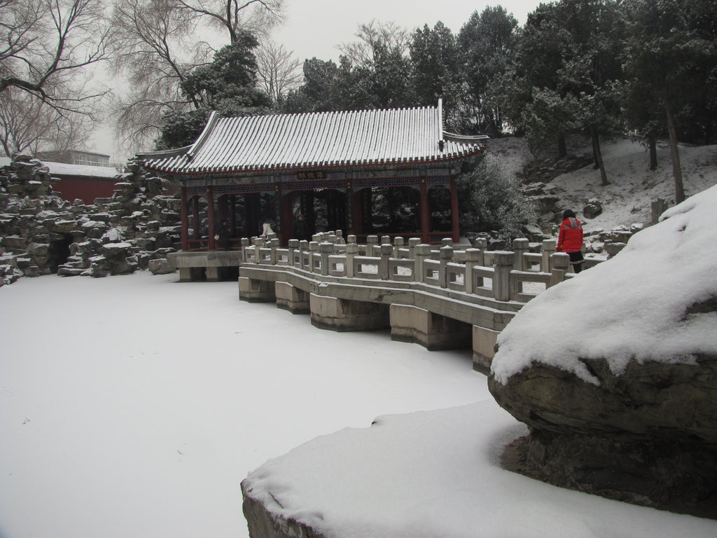 2013-1-20在北海公园看雪景 - 北京游记攻略【携程