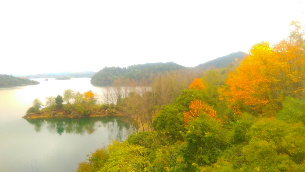 红枫湖的秋天还是很美的,很多地方都是不收费的,比如"兴隆