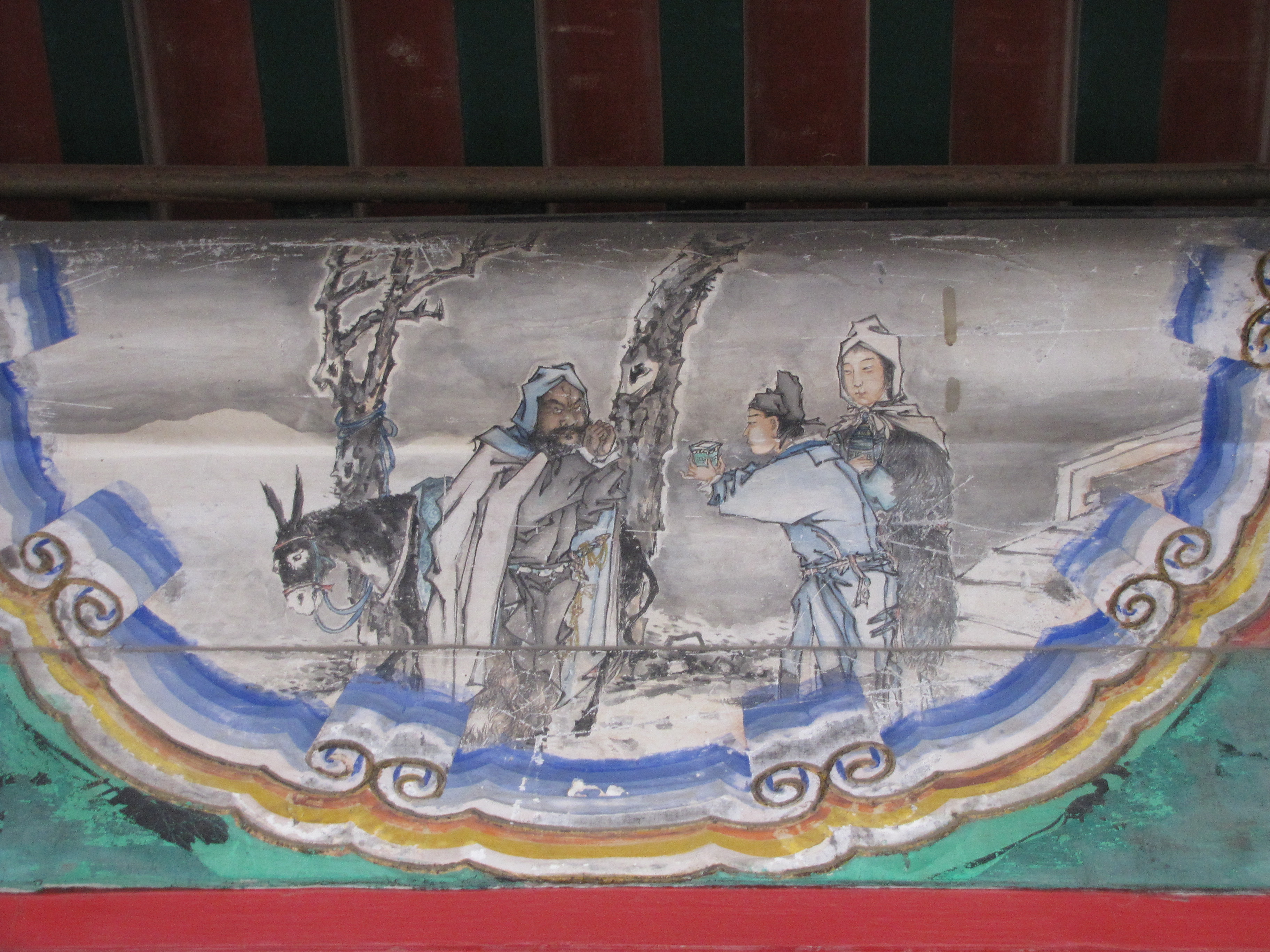 跟着镜头游颐和园长廊看画展