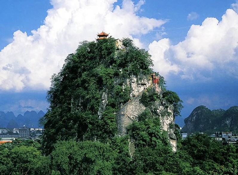 独秀峰景点景区图片-独秀峰风景名胜图片-独秀