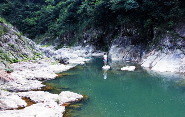 江湖味儿的青田九湾仙峡