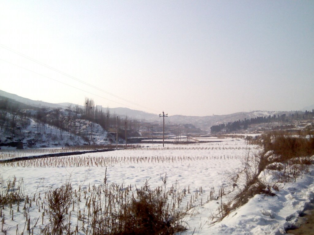 冬日山村---莱芜