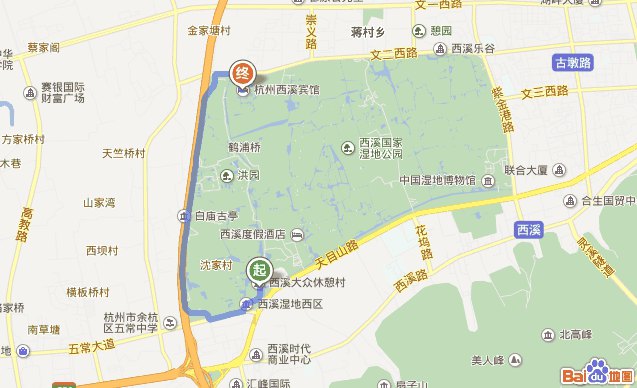 杭州西溪宾馆#距离花间堂酒店有多远?
