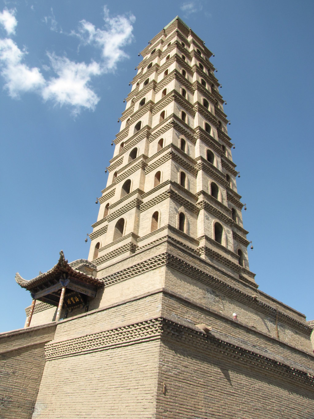 游走在银川海宝塔寺的"和谐寺庙"中