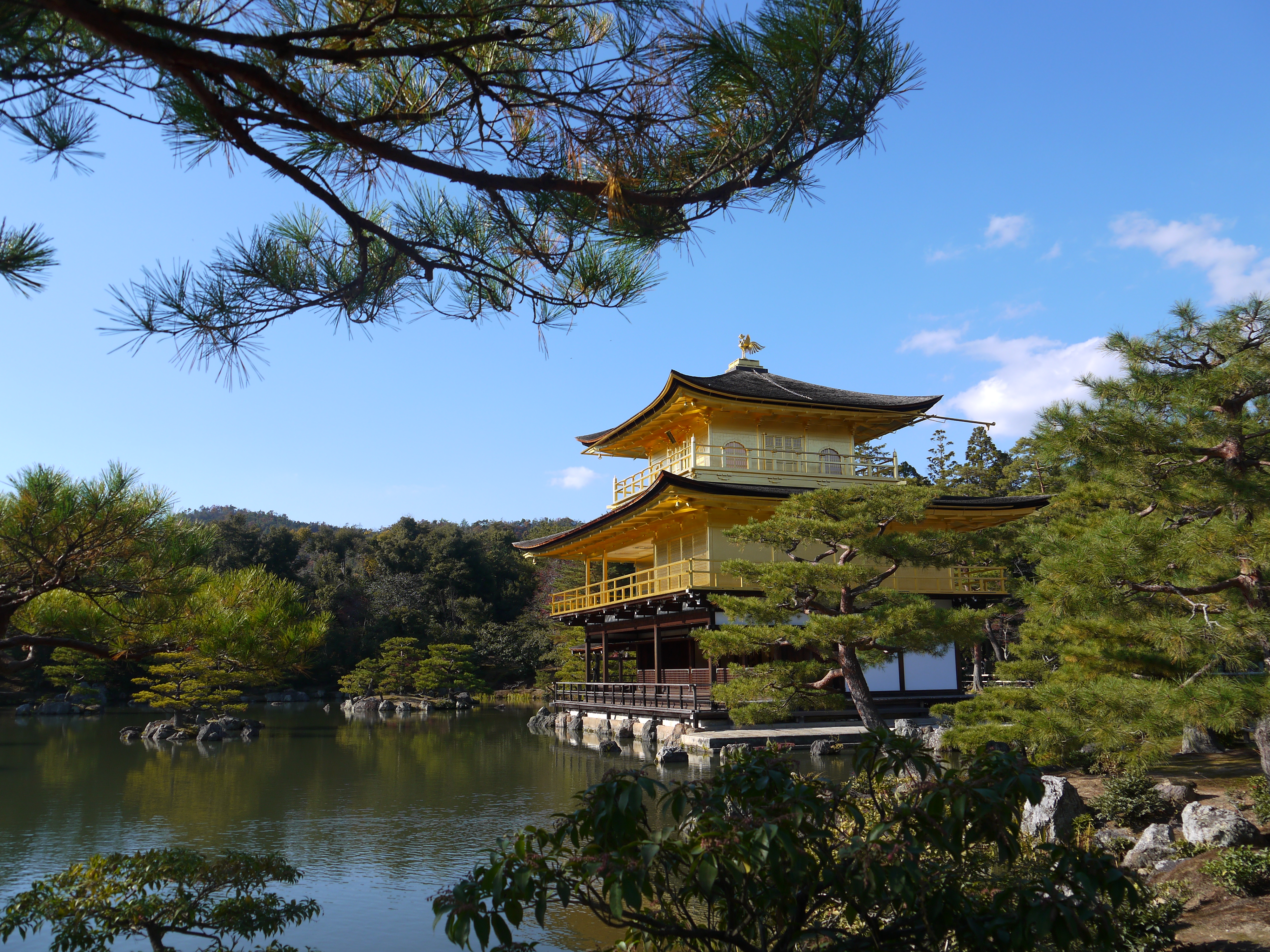 日本京都金阁寺                          