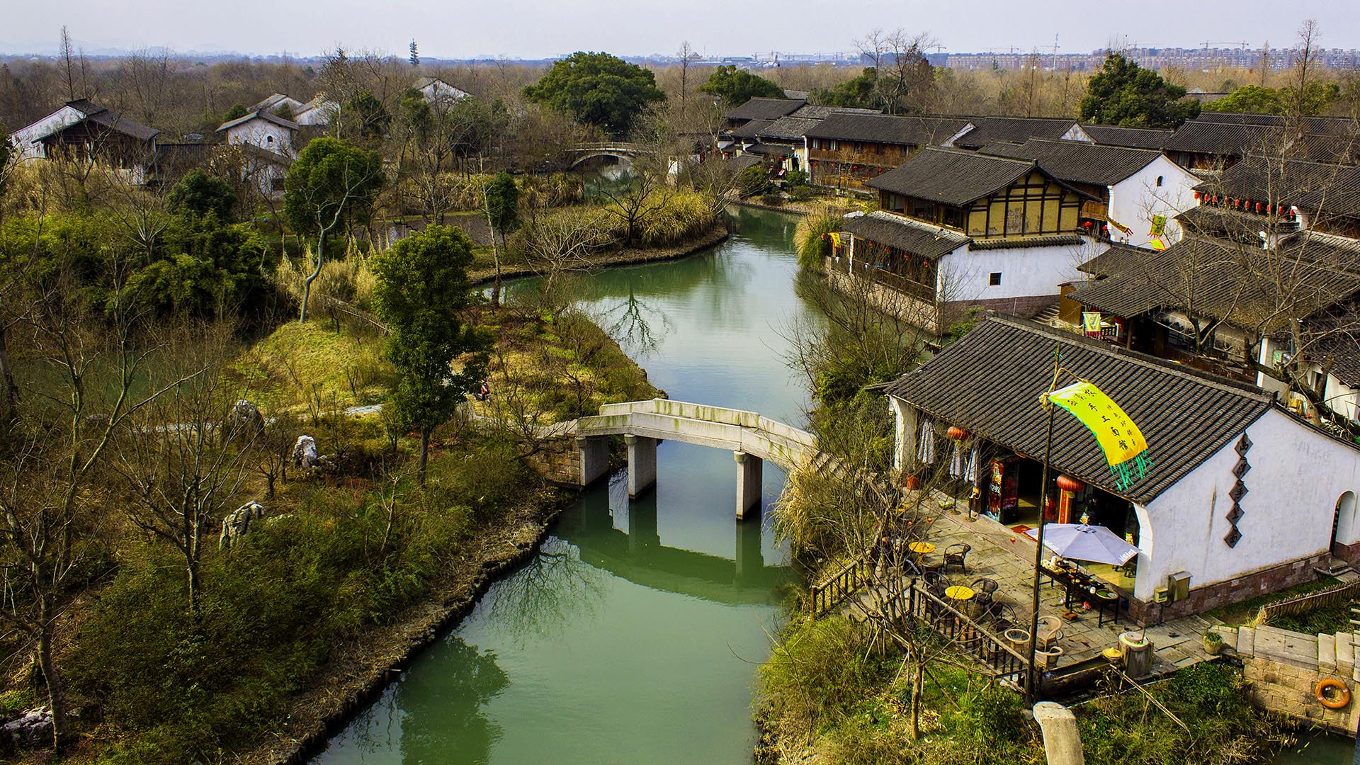             西溪湿地公园河渚街
