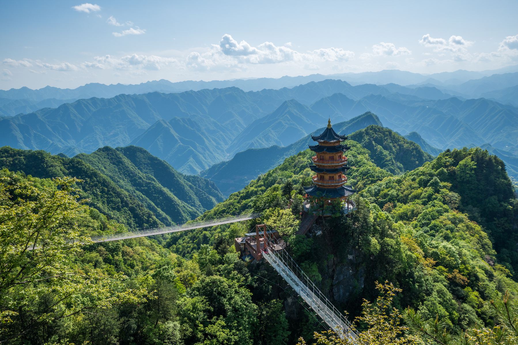 商洛云塔山风景区图片图片