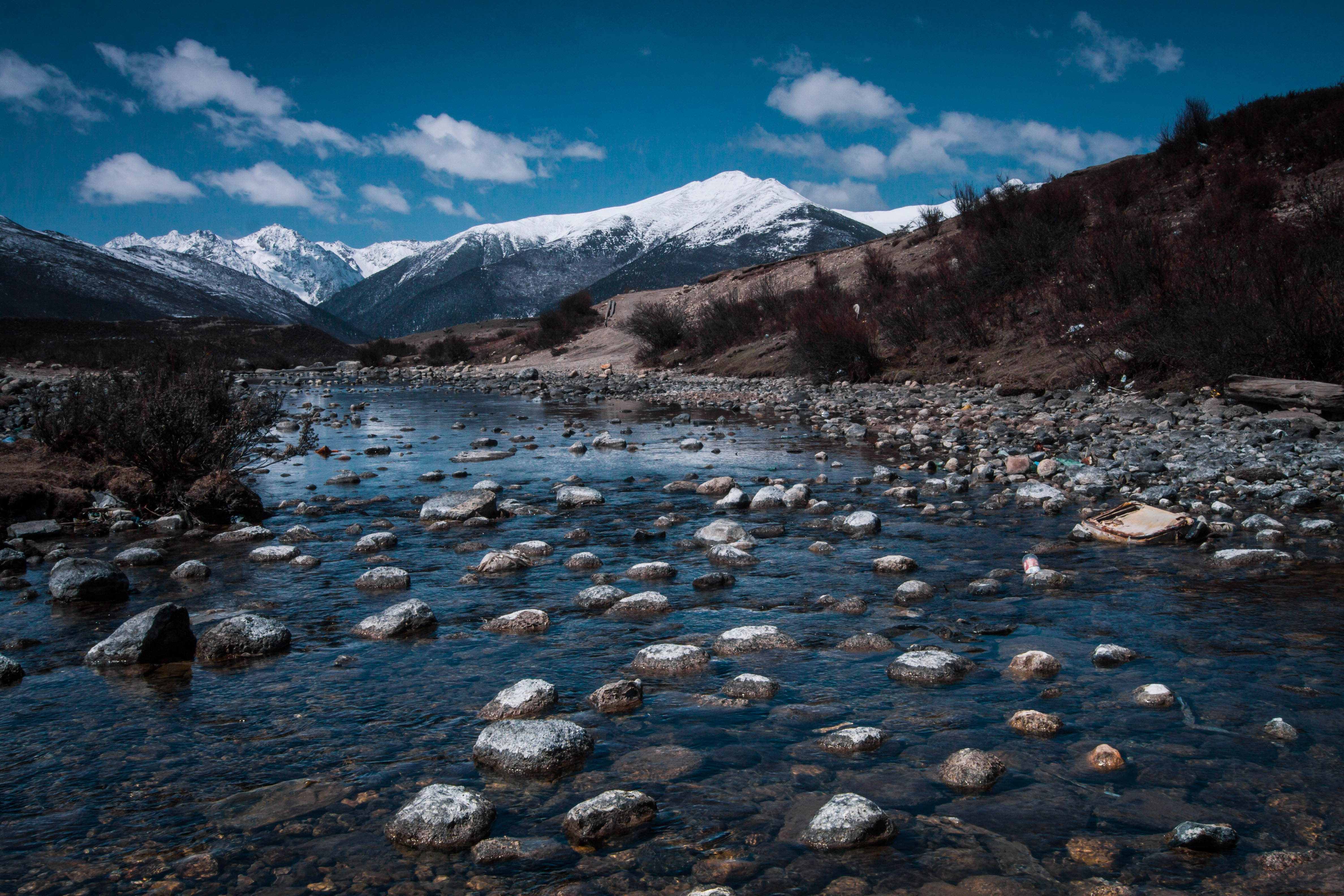 冬日雪景如画!走进措普沟,走进这片人间净土