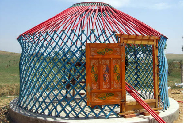卓资县：蒙古包是这样搭建的！