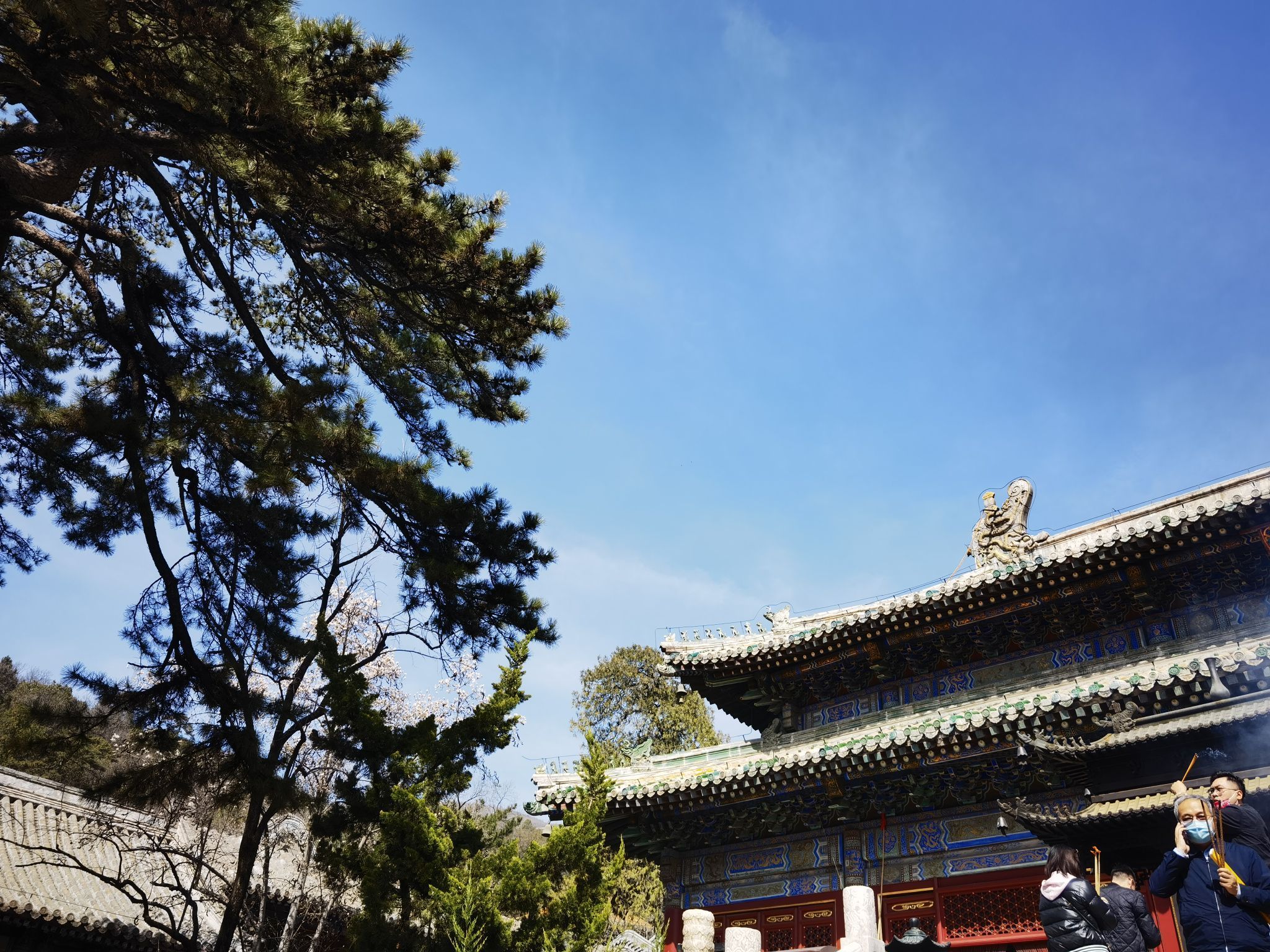 【携程攻略】北京潭柘寺景点,已经快二十年没有去过潭柘寺了,趁着天气