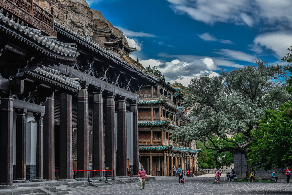 大同最诗意的寺院,有北方建筑的阳刚,也有江南湿地的柔美