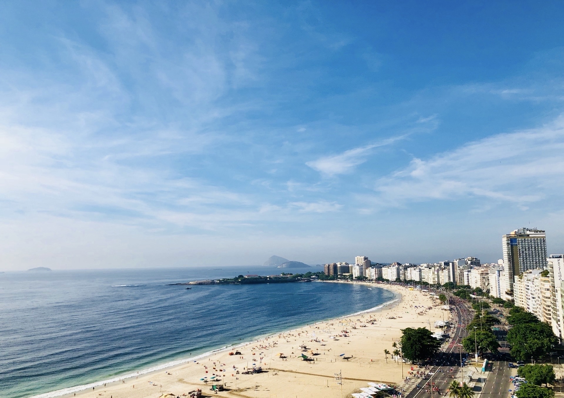 【携程攻略】里约热内卢科帕卡巴纳海滩景点,这是巴西最有名的海滩之