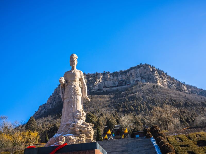 古灵山女娲宫图片