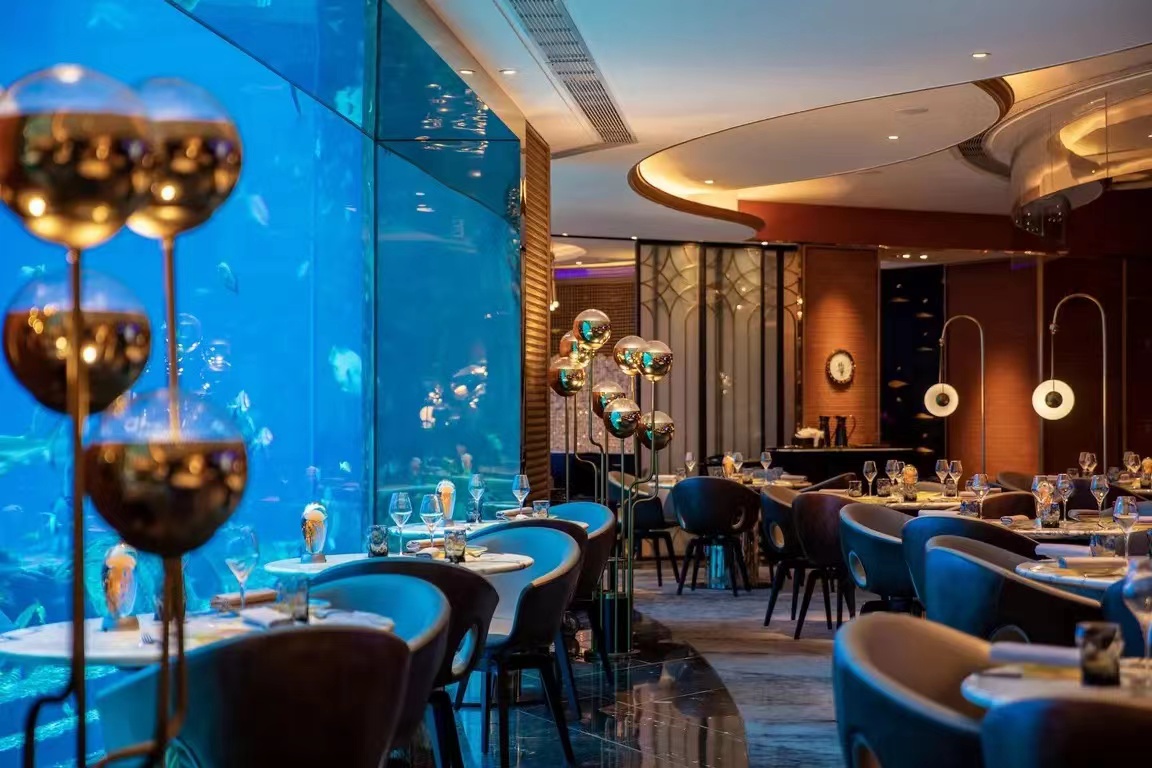 MSL三亚亚特兰蒂斯酒店·OSSIANO UNDERWATER RESTAURANT & BAR奥西亚诺海底餐厅(450元代500元券)
