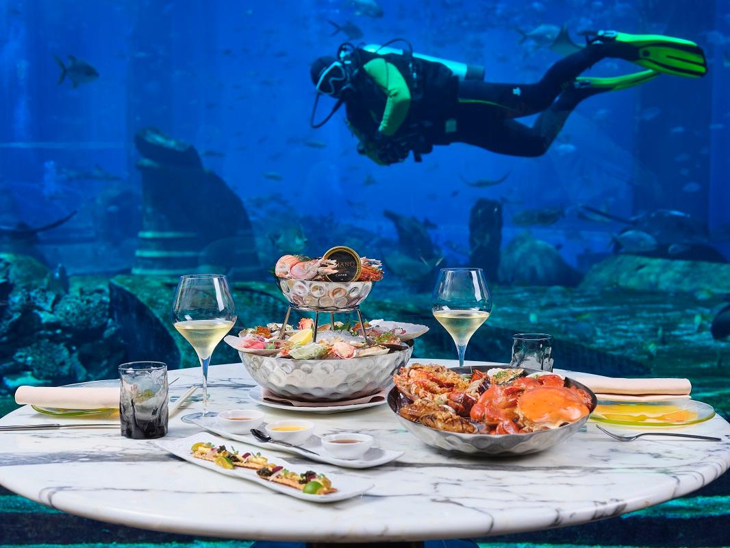 MSL三亚亚特兰蒂斯酒店·OSSIANO UNDERWATER RESTAURANT & BAR奥西亚诺海底餐厅(450元代500元券)