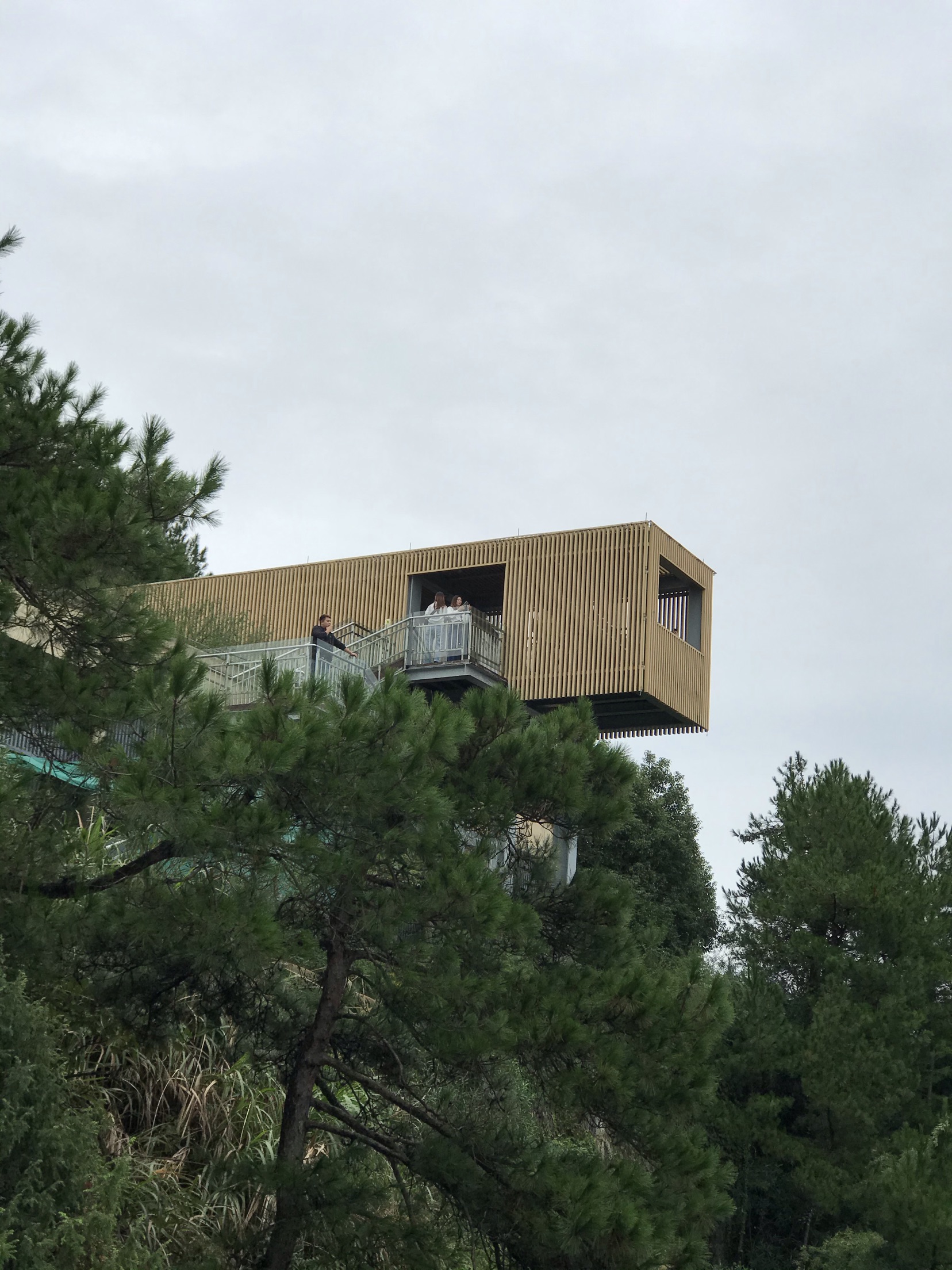 想请问一下,天屿山景观台有没有停车的地方呀?有没有路标?