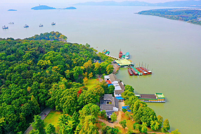 太湖仙岛景色图片