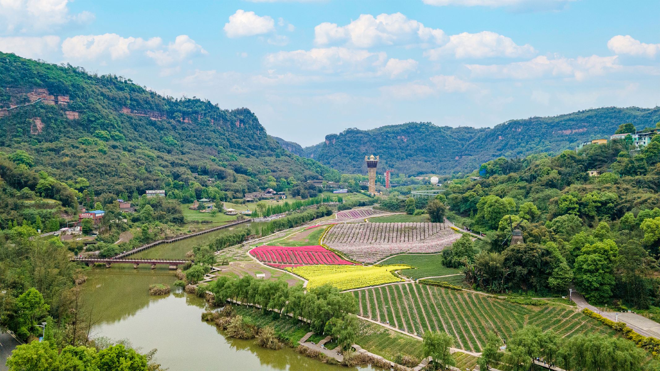 泸州合江龙挂山上看风景 每一帧都是生态壁纸