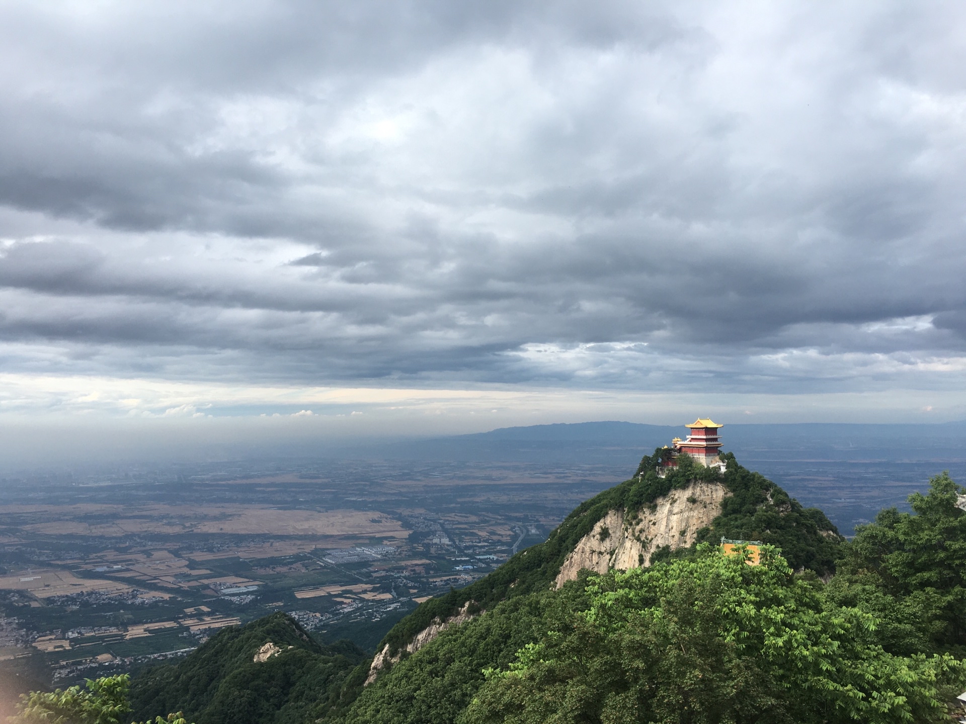 【攜程攻略】西安終南山·南五臺景區景點,端午節去的,早上剛下過雨