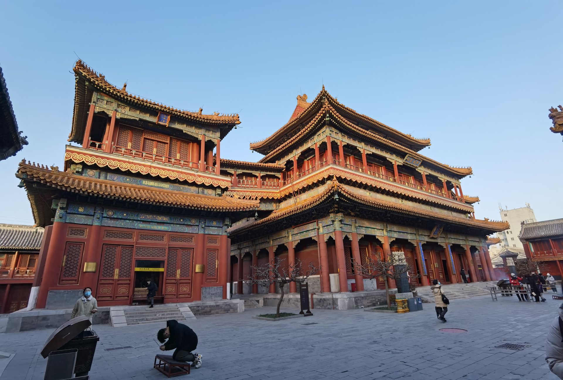 【携程攻略】北京雍和宫景点,携程预订了半天的祈福之旅,导游小白讲解