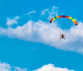 蘿蔔洲飛行營地·動力滑翔傘