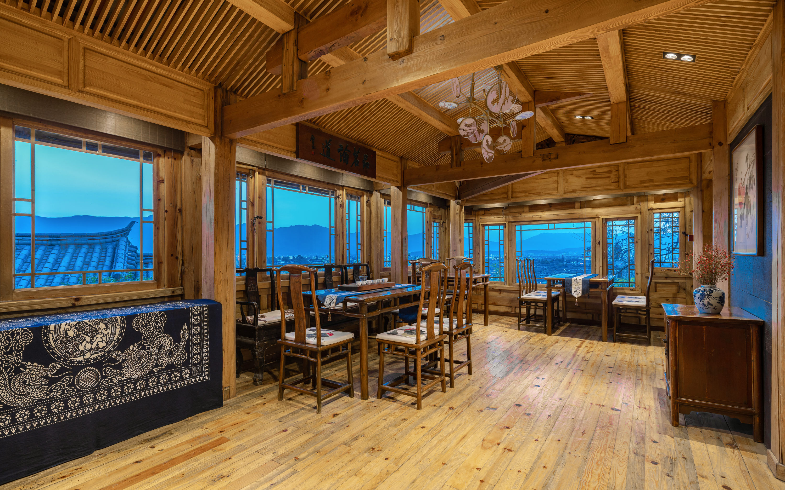 丽江文晋院古城私人观景庭院·餐厅 直线距离 100m