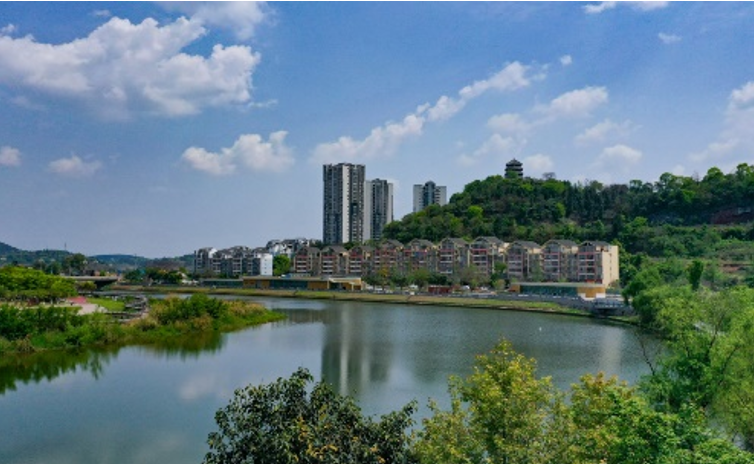 郪江溼地公園,大英死海二日遊