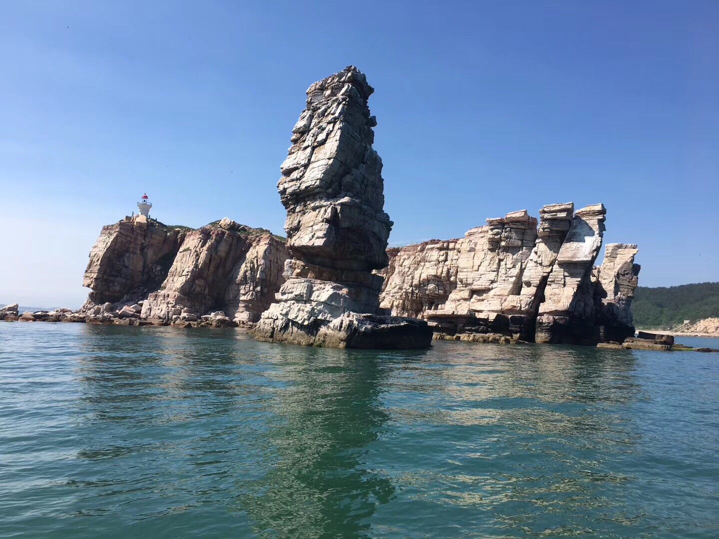 【携程攻略】长岛钓鱼岛海豹礁景点,【趣味】今天天气真好,have fun