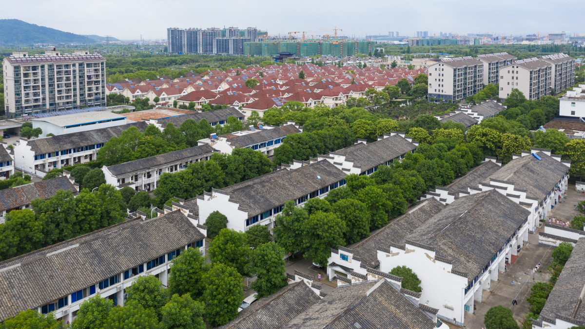 航拍宁波滕头村,美丽乡村还成了旅游景区