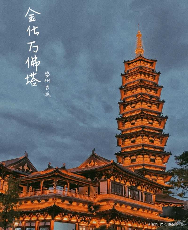 金华来万佛塔看珍贵宝藏看城市繁华