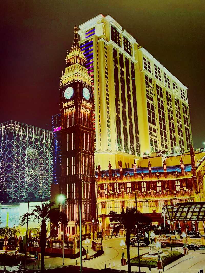 澳门伦敦人酒店的璀璨夜景-携程攻略