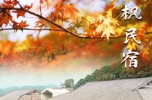 藏在帽峰山下的红枫民宿 定格秋天的颜色
