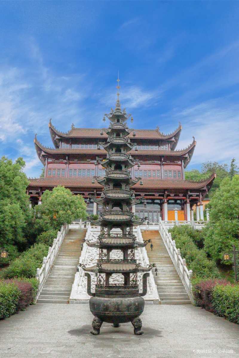 坐落于齐山脚下的金地藏寺修身养性好去处