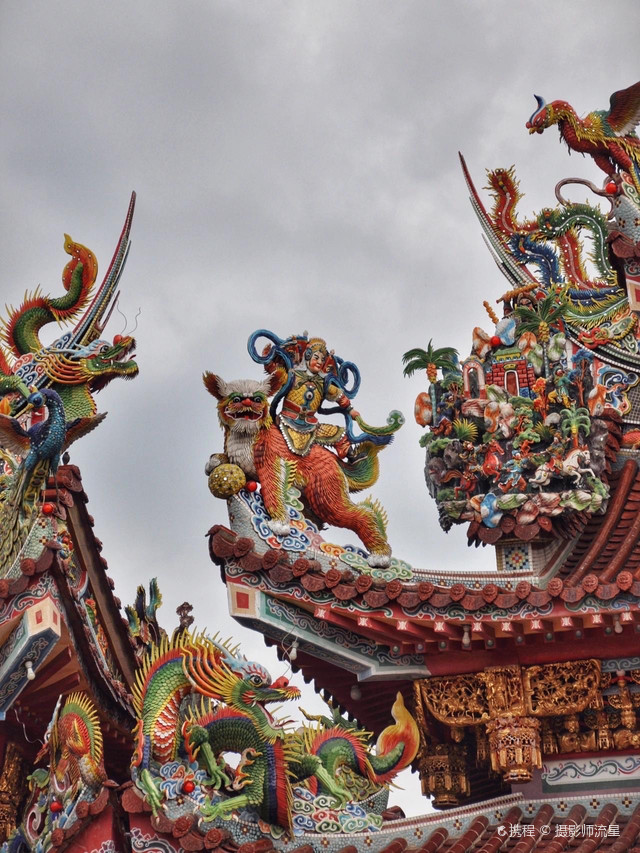 中元特辑 台湾宫庙 佳里永昌宫 携程氢气球