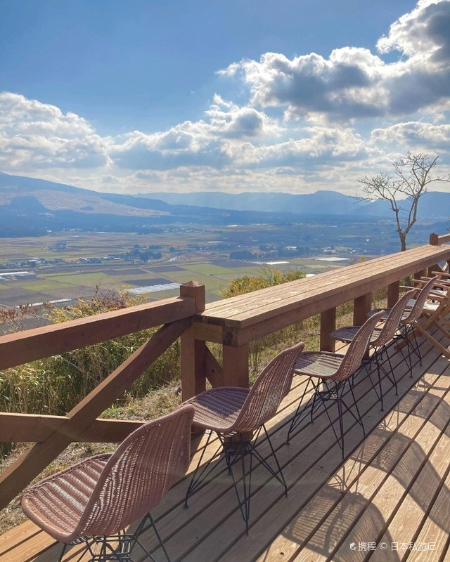 跟着熊本部长旅行 阿苏大全景田子山展望所 携程氢气球