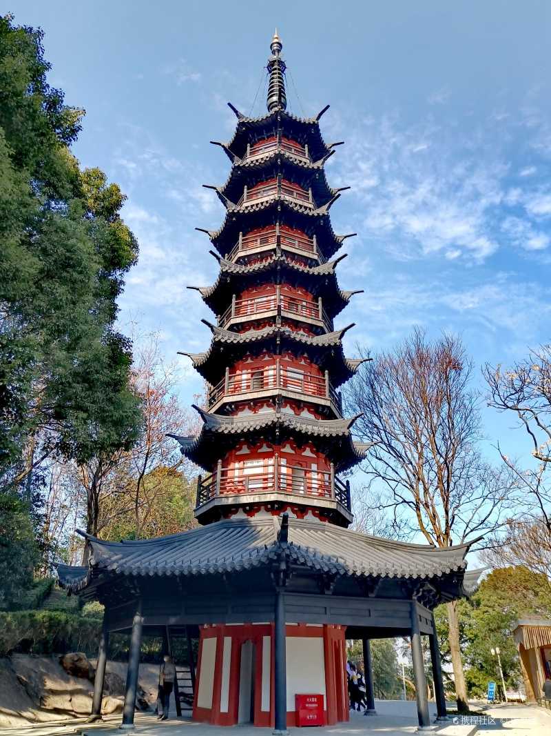 山不在高有塔皆活上海佘山秀道者塔