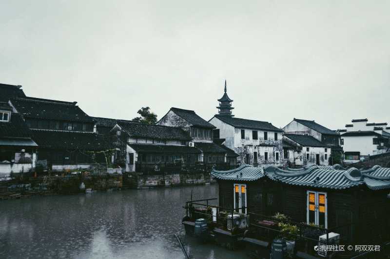 曲瓊細卷江南雨隱世水鄉千燈古鎮雨景超美