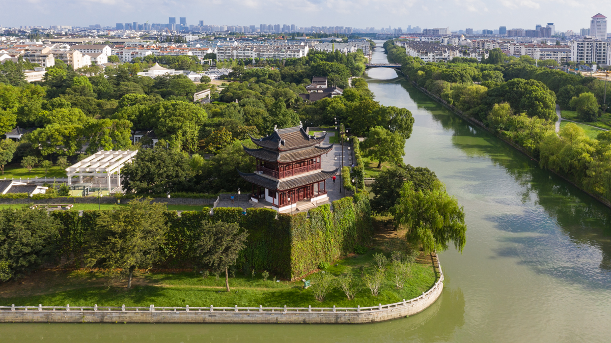 航拍苏州古城,无处不在的江南风韵