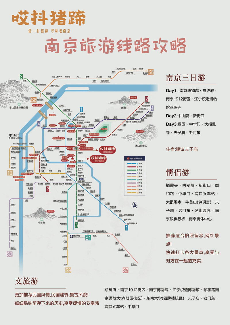 南京旅游攻略,学生党看过来啦