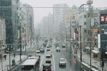 今年东京初雪❄️