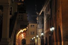 布拉格街头夜景