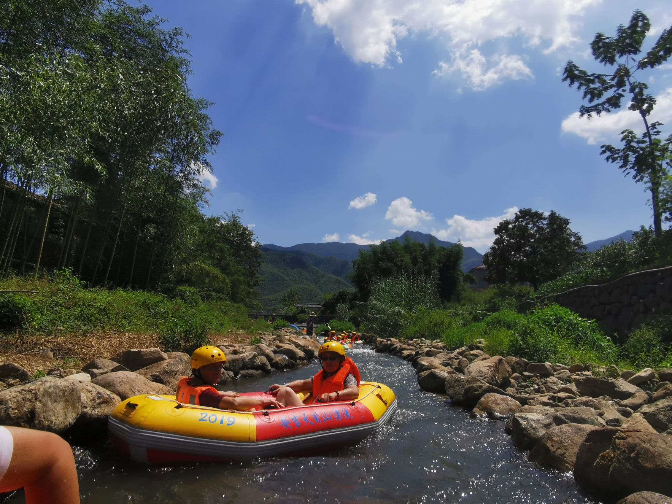 安吉天目山漂流
