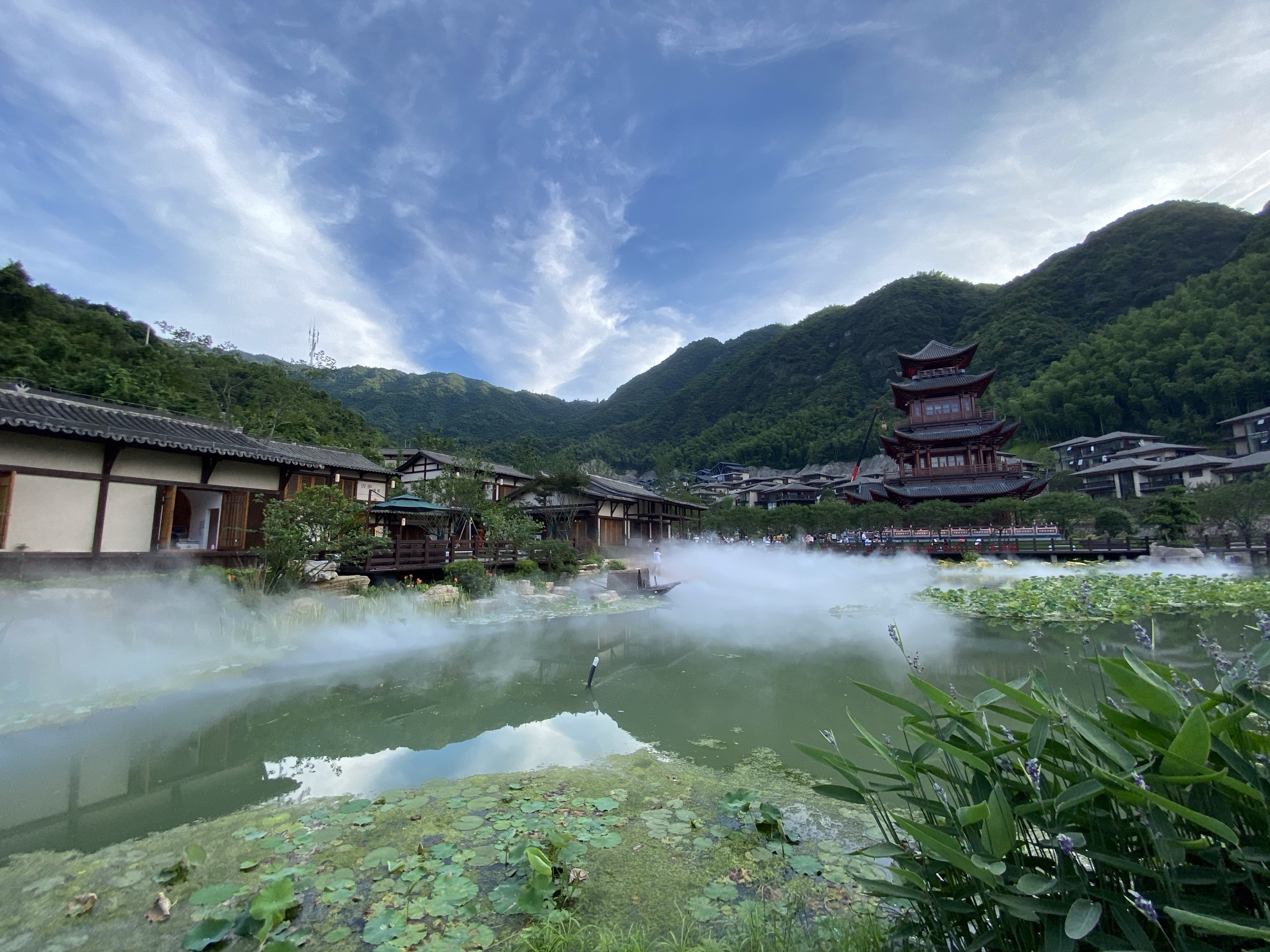 葛仙村风景区图片