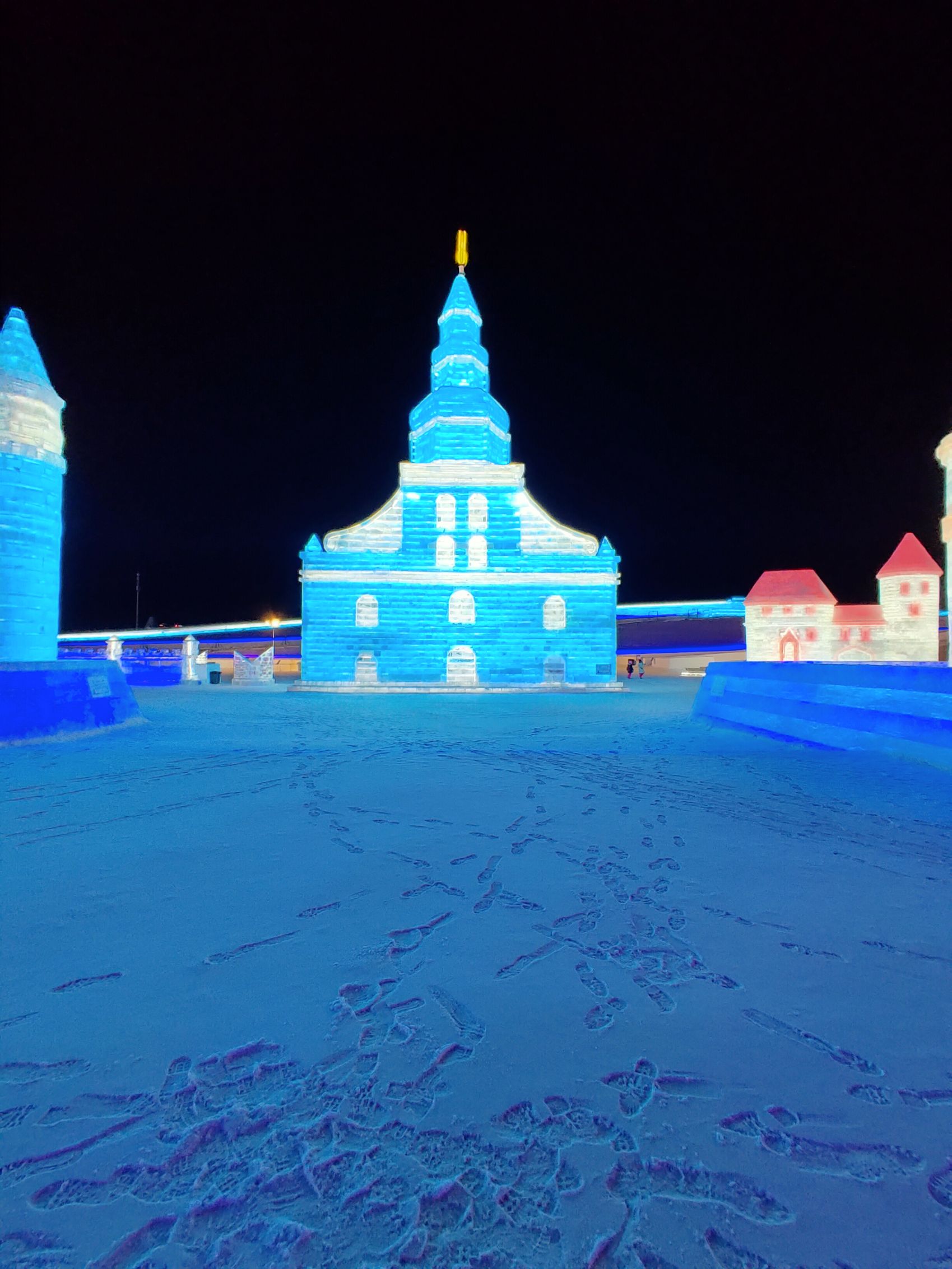 哈尔滨冰雪景色图片